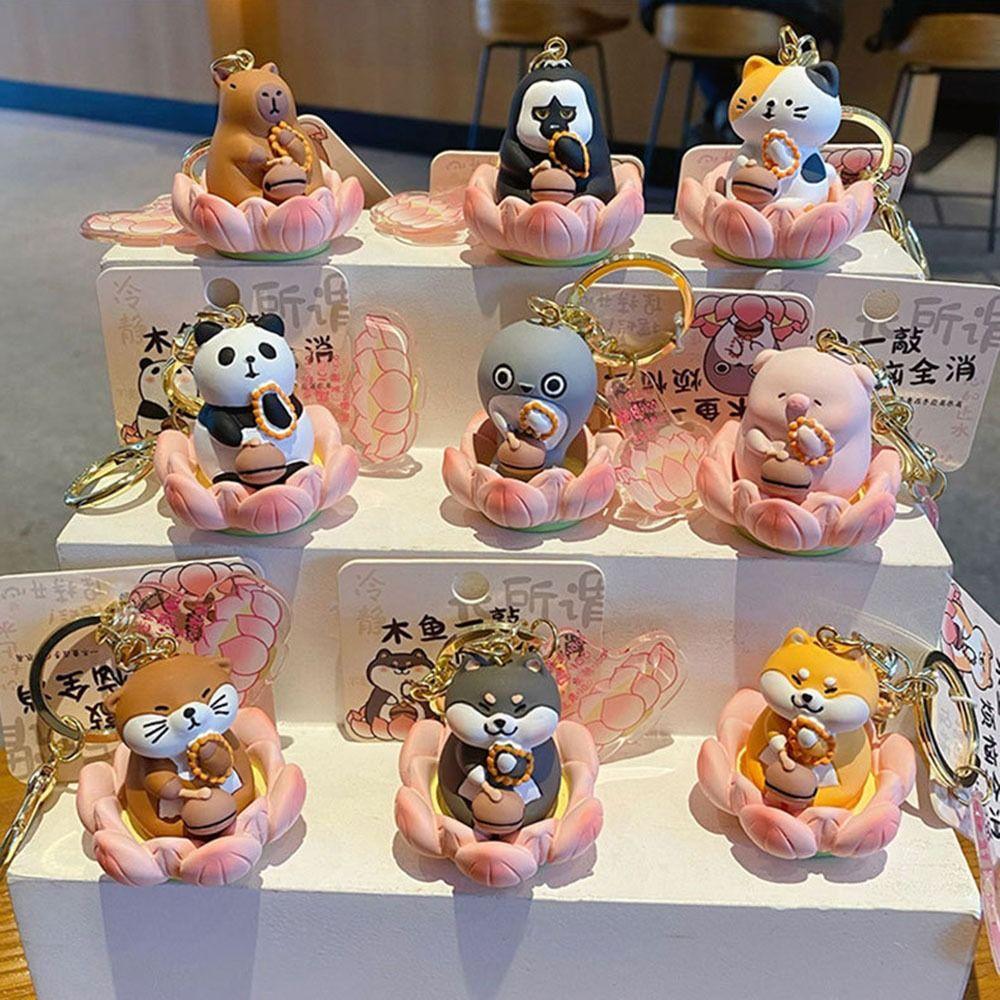 Good Luck Lotus Series Otter Capybara Doll Keyring Original Panda Doll Keychain Unisex style 2
Good Luck Lotus Series Otter Capybara Doll Keyring Original Panda Doll Keychain Unisex style 2