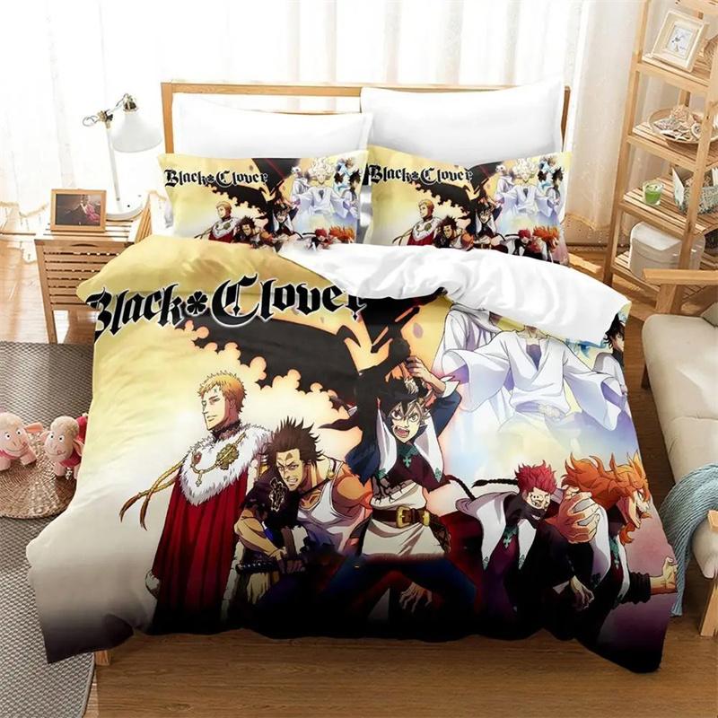 Комплекты постельного белья с рисунком в стиле аниме «Черный клевер» с 3D-печатью, изысканные постельные принадлежности, пододеяльник, комплект постельного белья, роскошный подарок на день рождения 135x200cm 2pcs
Комплекты постельного белья с рисунком в стиле аниме «Черный клевер» с 3D-печатью, изысканные постельные принадлежности, пододеяльник, комплект постельного белья, роскошный подарок на день рождения 135x200cm 2pcs