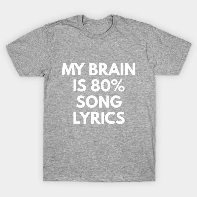 Unisex Fashion TShirt My Brain Is 80 Song Lyrics Print TShirt Plus Size XS-6XL T-Shirt 100%Cotton Tops O Neck Short Sleeve Tees 3XL сірий колір
Unisex Fashion TShirt My Brain Is 80 Song Lyrics Print TShirt Plus Size XS-6XL T-Shirt 100%Cotton Tops O Neck Short Sleeve Tees 3XL сірий колір