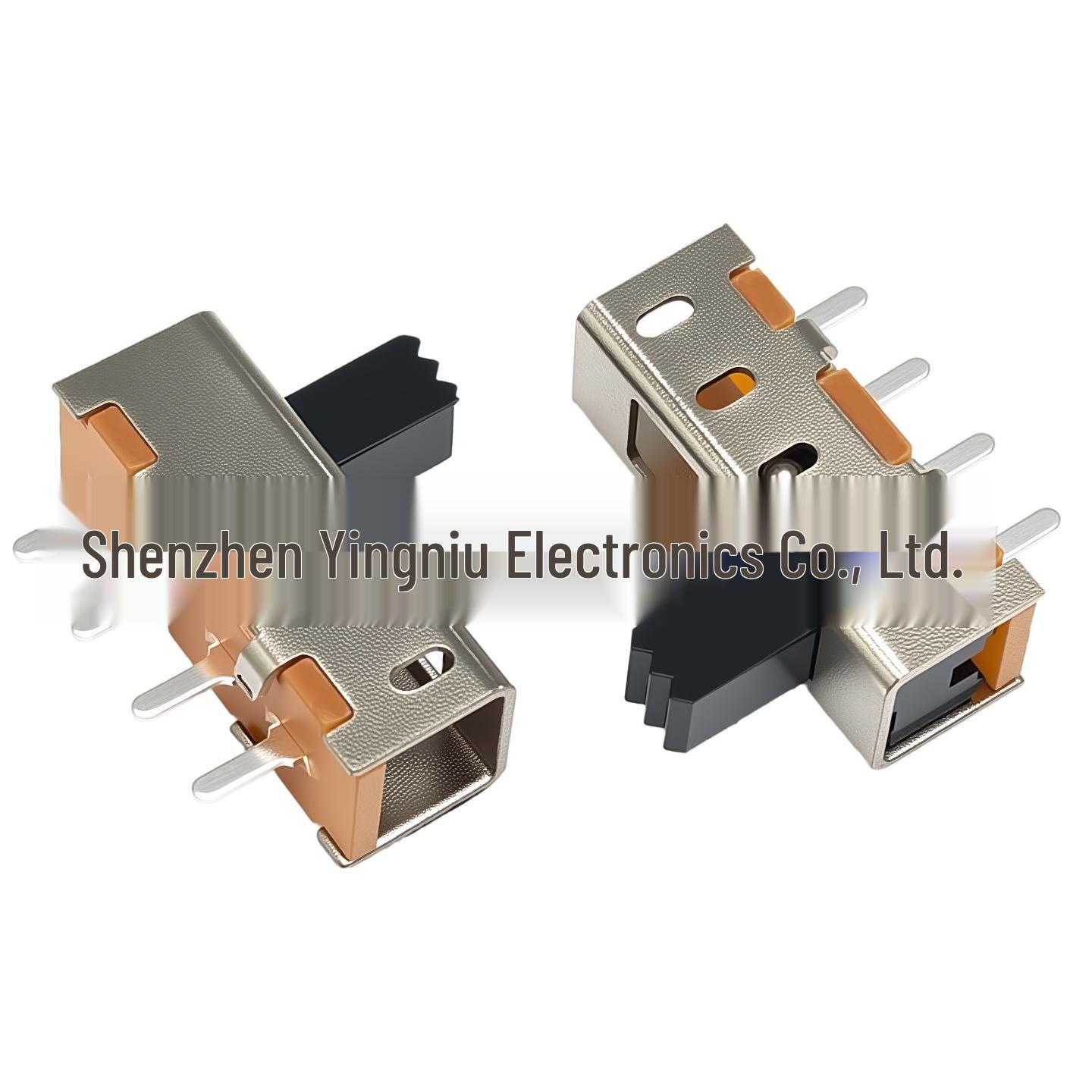 SS13F11G5 3-Position Vertical Slide Toggle Switch, Single Row, 4 Pins, Lever 5mm
SS13F11G5 3-Position Vertical Slide Toggle Switch, Single Row, 4 Pins, Lever 5mm