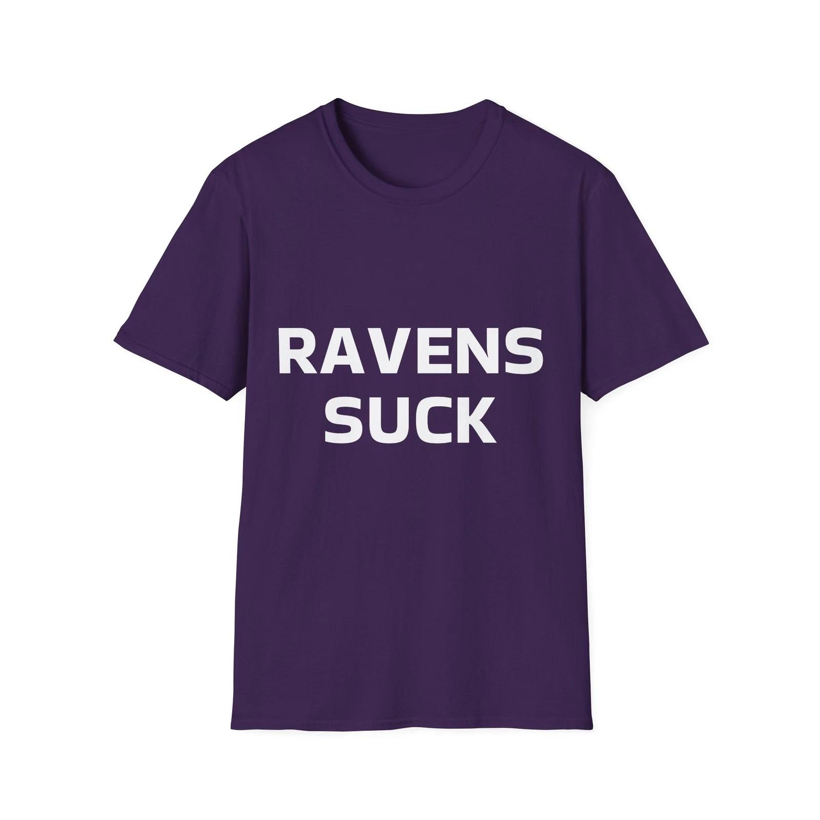 Ravens Suck Softstyle T-Shirt - Gift For Football Fans, Ravens Haters S
Ravens Suck Softstyle T-Shirt - Gift For Football Fans, Ravens Haters S