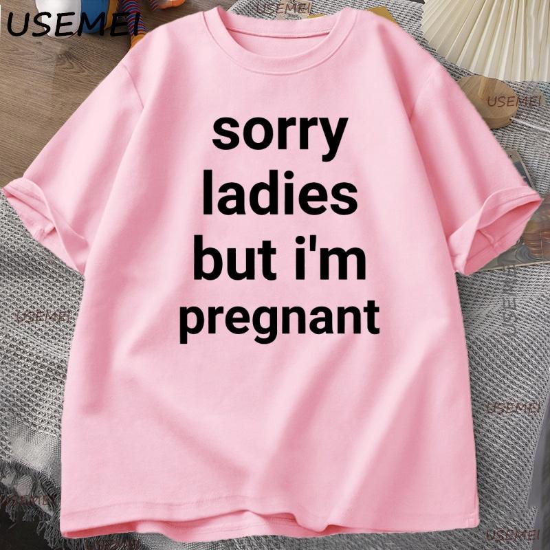 Sorry Ladies But I m Pregnant T-Shirt Men Funny Saying T Shirt Stupid Meme T Shirts Printed Cotton Short Sleeve Clothing XXXL розовый
Sorry Ladies But I m Pregnant T-Shirt Men Funny Saying T Shirt Stupid Meme T Shirts Printed Cotton Short Sleeve Clothing XXXL розовый