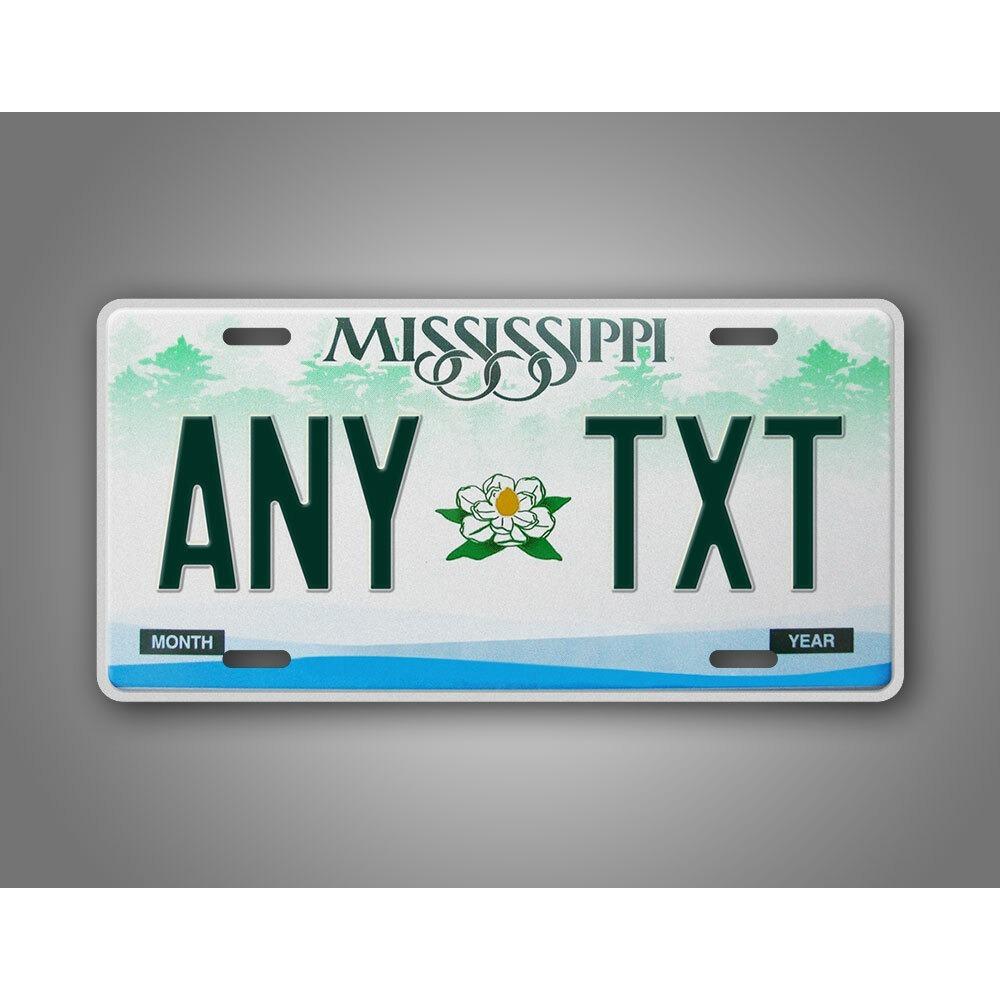 1pc Mississippi Custom License Plate 6x12 Inch MS Metal Car Tag Novelty Tin Sign білий
1pc Mississippi Custom License Plate 6x12 Inch MS Metal Car Tag Novelty Tin Sign білий