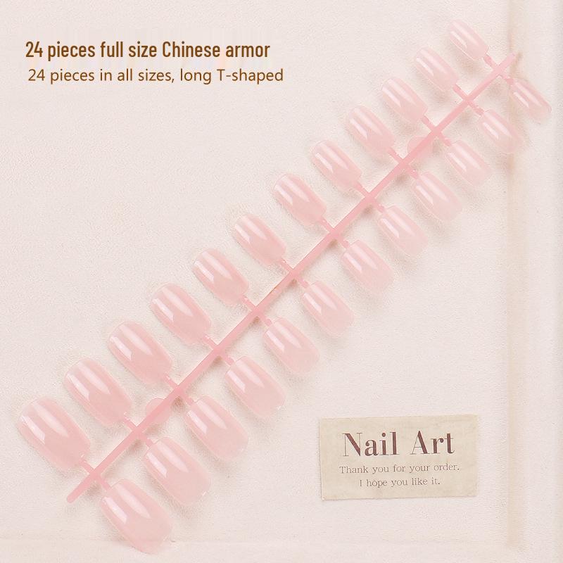 Solid Nude Pink Wearable Nail Tips - 24 Pieces
Solid Nude Pink Wearable Nail Tips - 24 Pieces