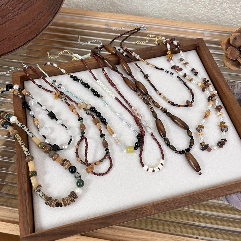 Bead All-match Vintage Women Necklace Irregular Bead Necklace Party Jewelry Korean Style Choker A
Bead All-match Vintage Women Necklace Irregular Bead Necklace Party Jewelry Korean Style Choker A
