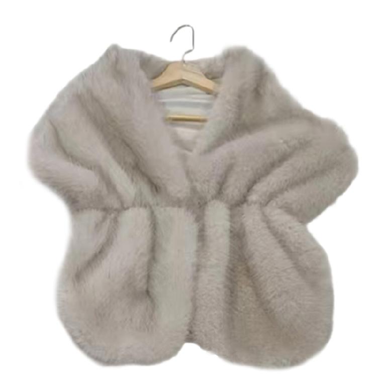 Cold Weather Bridal Stole Premium Artificial Furs Shawl For Winter Weddings Breathable Polyester Fabric Travel Friendly бежевий
Cold Weather Bridal Stole Premium Artificial Furs Shawl For Winter Weddings Breathable Polyester Fabric Travel Friendly бежевий
