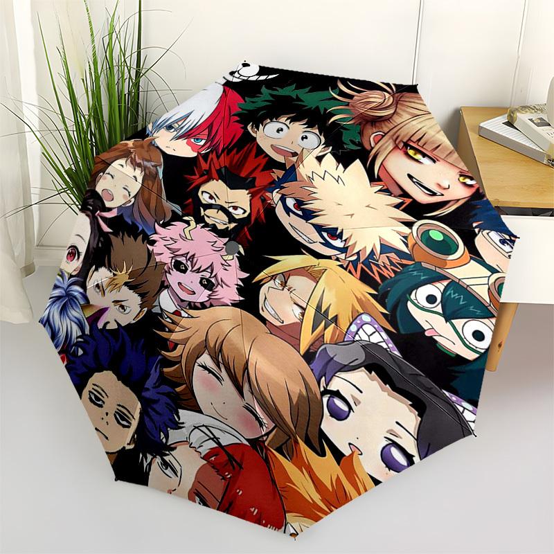1pc My Hero Academia Characters Outdoor Umbrella - Automatic Opening/Closing, Portable 3-Fold Design, 8-Rib Iron Frame - Perfect Gift for Fans, T
1pc My Hero Academia Characters Outdoor Umbrella - Automatic Opening/Closing, Portable 3-Fold Design, 8-Rib Iron Frame - Perfect Gift for Fans, T