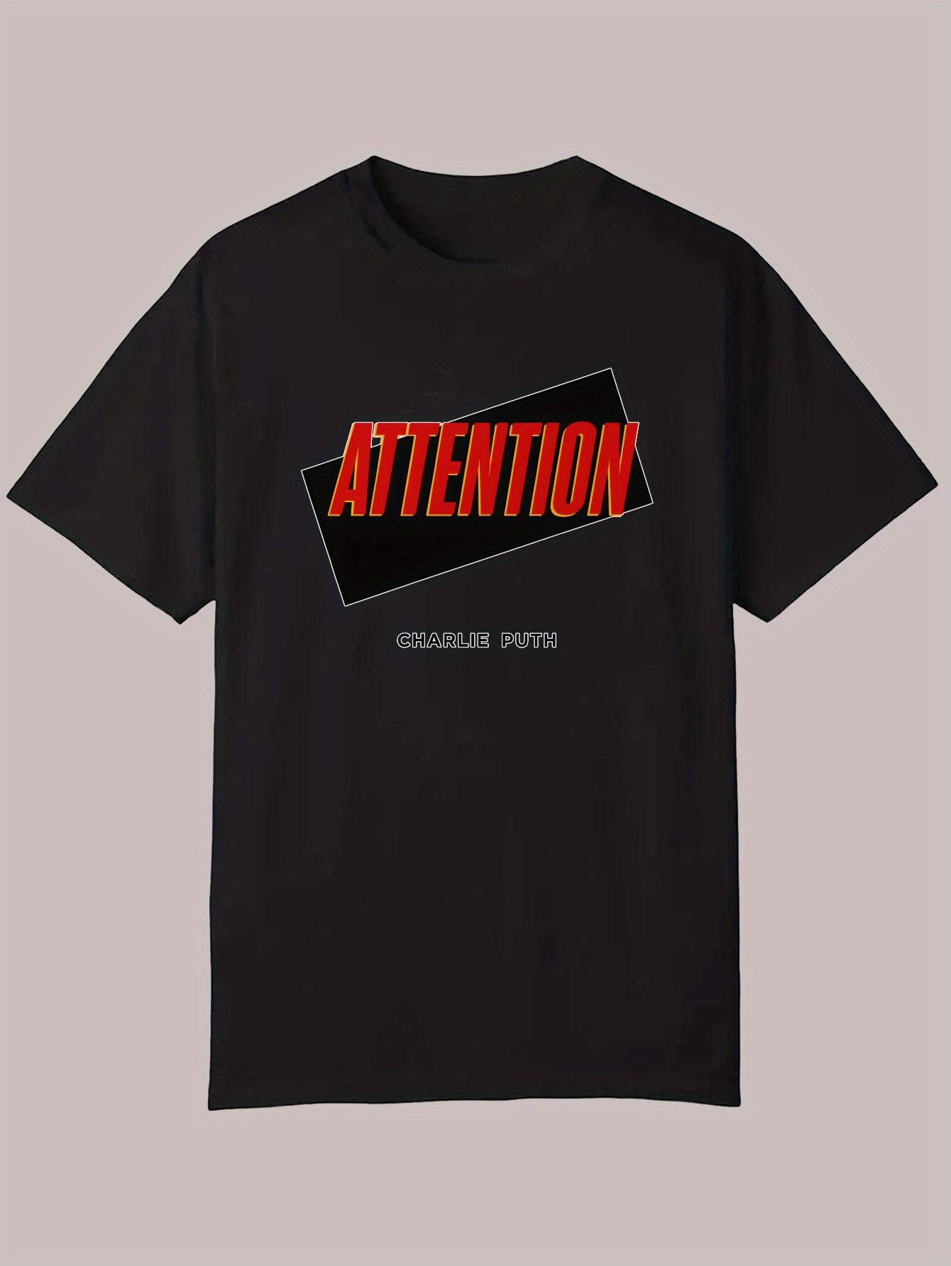 ATTENTION Graphic T-shirt - Casual Crew Neck S
ATTENTION Graphic T-shirt - Casual Crew Neck S