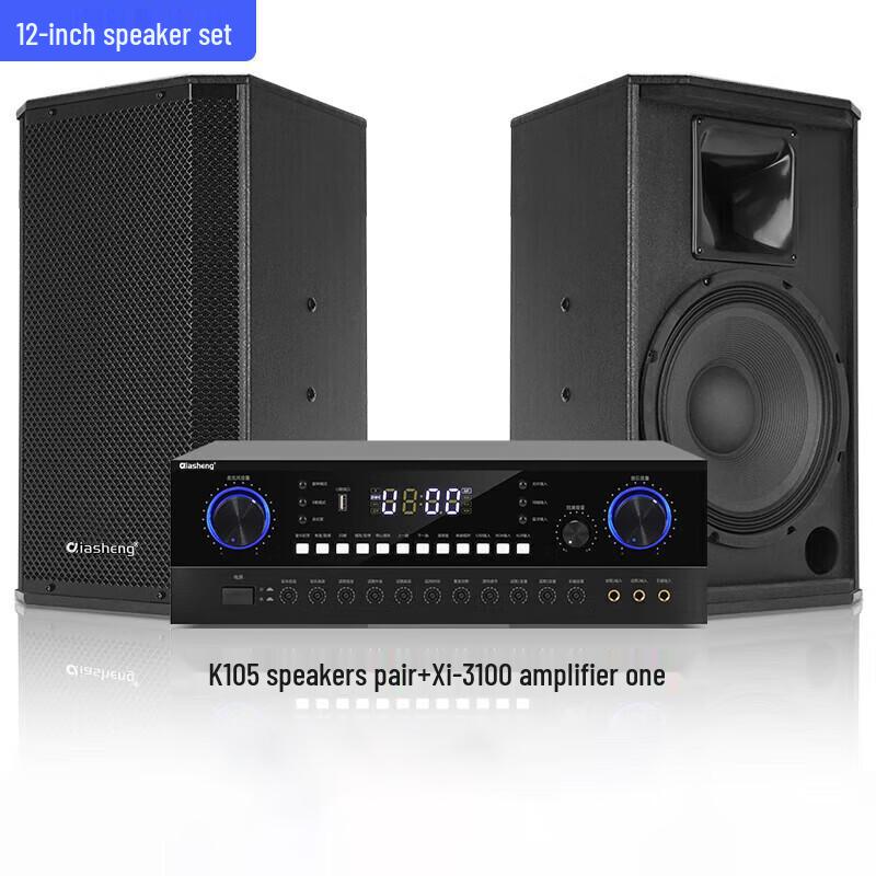 QIASHENG 12-inch PA Speaker System with Amplifier
QIASHENG 12-inch PA Speaker System with Amplifier