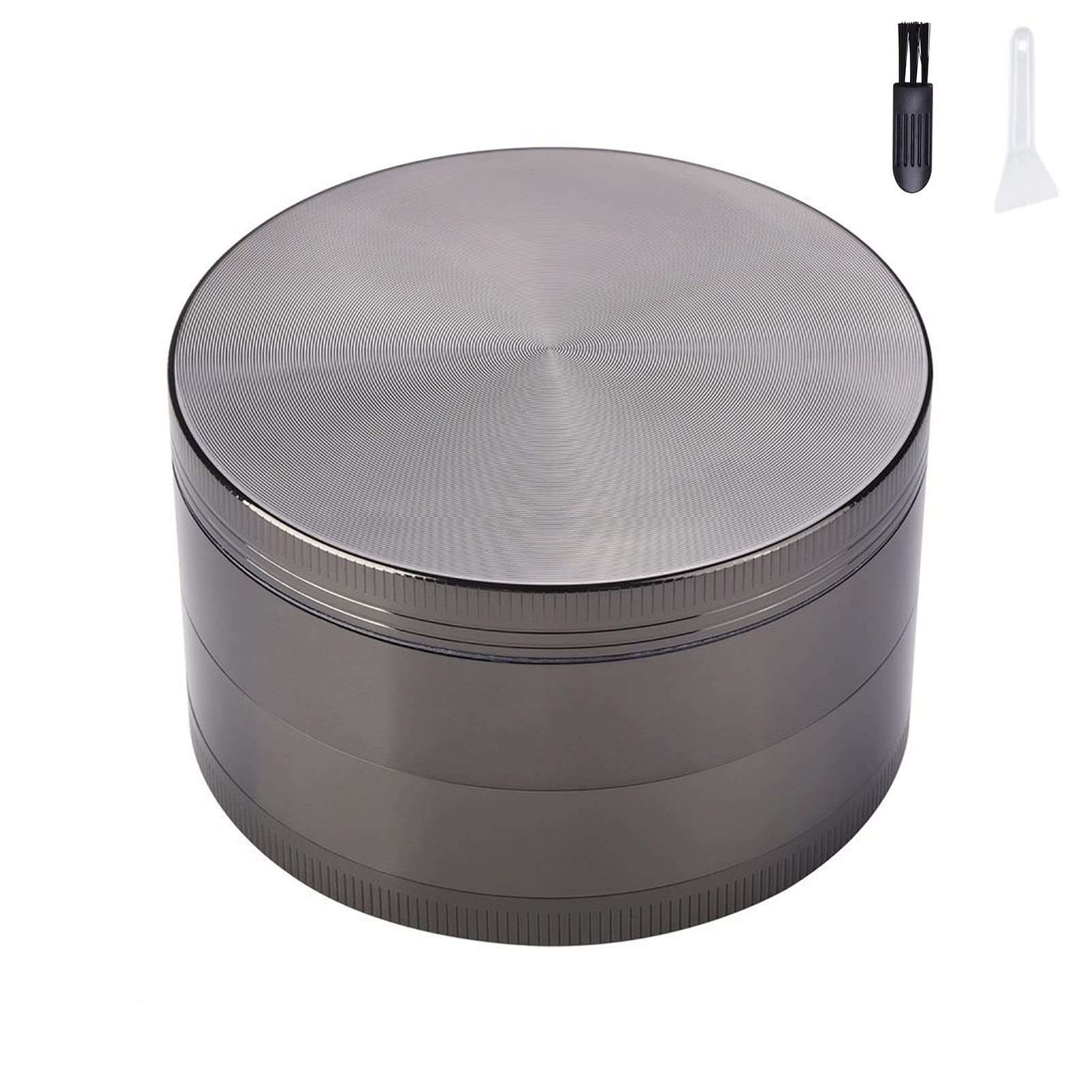 Grinder Multimill 4 Layer Small Mini Pepper Mill Made of Zinc Alloy Portable with Spatula Gun Pepper/Spice/Pepper/Tea Leaves/Cumin (7547mm, Black)
Grinder Multimill 4 Layer Small Mini Pepper Mill Made of Zinc Alloy Portable with Spatula Gun Pepper/Spice/Pepper/Tea Leaves/Cumin (7547mm, Black)