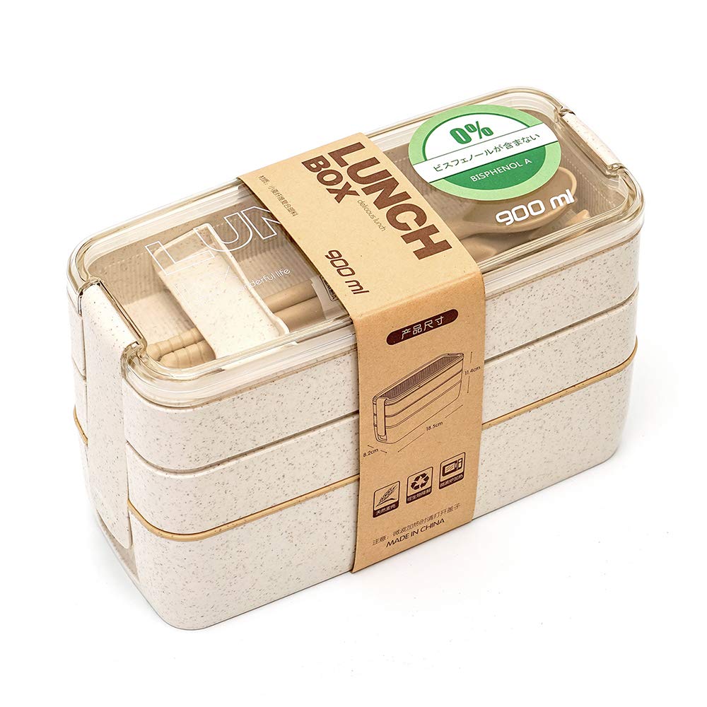 AmeriLuck Lunch Box Lunch Box Leak Proof 900ml Large Capacity Straw Fiber Women Men Cutlery Included Straw (900ml Color)
AmeriLuck Lunch Box Lunch Box Leak Proof 900ml Large Capacity Straw Fiber Women Men Cutlery Included Straw (900ml Color)