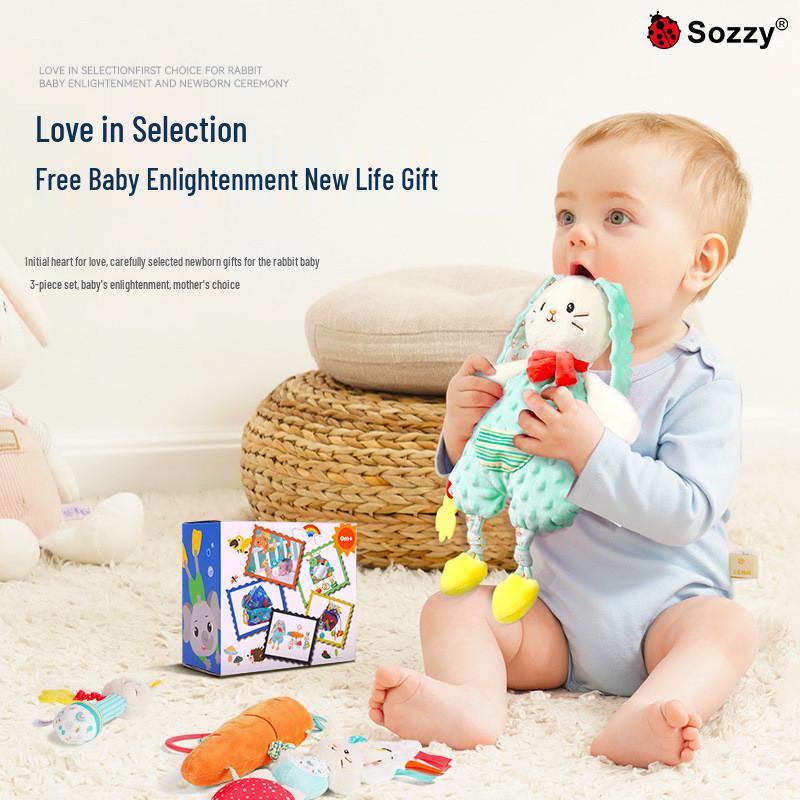 JollyBaby Newborn Soothing Plush Chew Toy & Educational Stroller Pendant for 0-1 Year Olds
JollyBaby Newborn Soothing Plush Chew Toy & Educational Stroller Pendant for 0-1 Year Olds