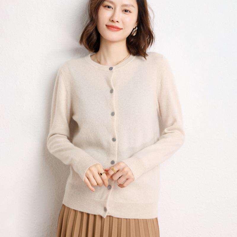 Women s Cashmere Round Neck Cardigan - Long Sleeve, Single-Breasted Knitwear for Spring & Autumn. Extra Large
Women s Cashmere Round Neck Cardigan - Long Sleeve, Single-Breasted Knitwear for Spring & Autumn. Extra Large