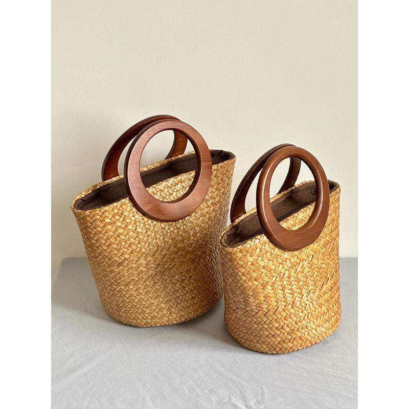 Деревянная Любовь Плетеная Сумка Соломенная Сумка Новинка Пляжная Сумка для Пляжа Соломенная Сумка Сумка-Сатчел Овощная Корзина Нишевый Стиль Классический Ретро Small size/round handle + straw + zipper lining
Деревянная Любовь Плетеная Сумка Соломенная Сумка Новинка Пляжная Сумка для Пляжа Соломенная Сумка Сумка-Сатчел Овощная Корзина Нишевый Стиль Классический Ретро Small size/round handle + straw + zipper lining