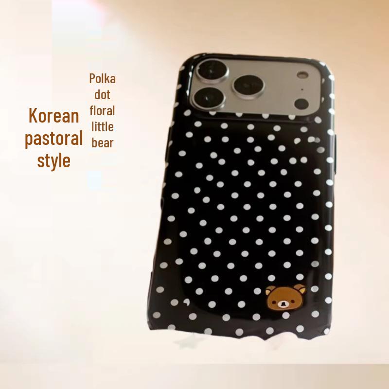 Jelly Black Polka Dot Bear Phone Case for Apple 16/15/14/13 Pro Max/12/11/XR/XS iPhone 14 Pro Max
Jelly Black Polka Dot Bear Phone Case for Apple 16/15/14/13 Pro Max/12/11/XR/XS iPhone 14 Pro Max