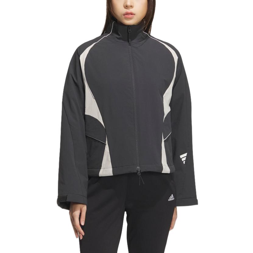 Adidas Casual Sports Series Loose Fit Stand Collar Zipper Jacket Women Jackets Carbon-Black Bright-White JY8062 M
Adidas Casual Sports Series Loose Fit Stand Collar Zipper Jacket Women Jackets Carbon-Black Bright-White JY8062 M