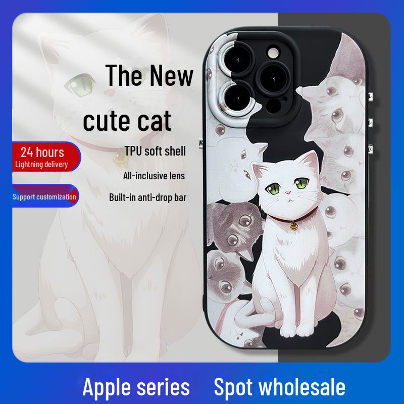 Apple 15, 14, 13, 12 Full-Cover Mobile Phone Case with Round Button X Frosted Finish. XR
Apple 15, 14, 13, 12 Full-Cover Mobile Phone Case with Round Button X Frosted Finish. XR