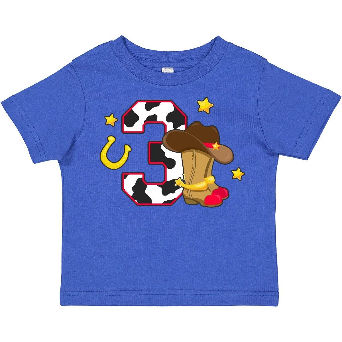 Inktastic Cowboy Birthday Three Years Old With Cowboy Boots Toddler kids boys T-Shirt Shoe 100
Inktastic Cowboy Birthday Three Years Old With Cowboy Boots Toddler kids boys T-Shirt Shoe 100