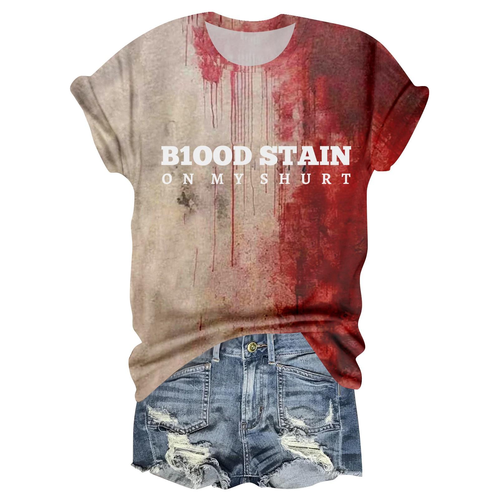 Женская повседневная футболка с круглым вырезом, принтом на Хэллоуин и коротким рукавом XL
Женская повседневная футболка с круглым вырезом, принтом на Хэллоуин и коротким рукавом XL