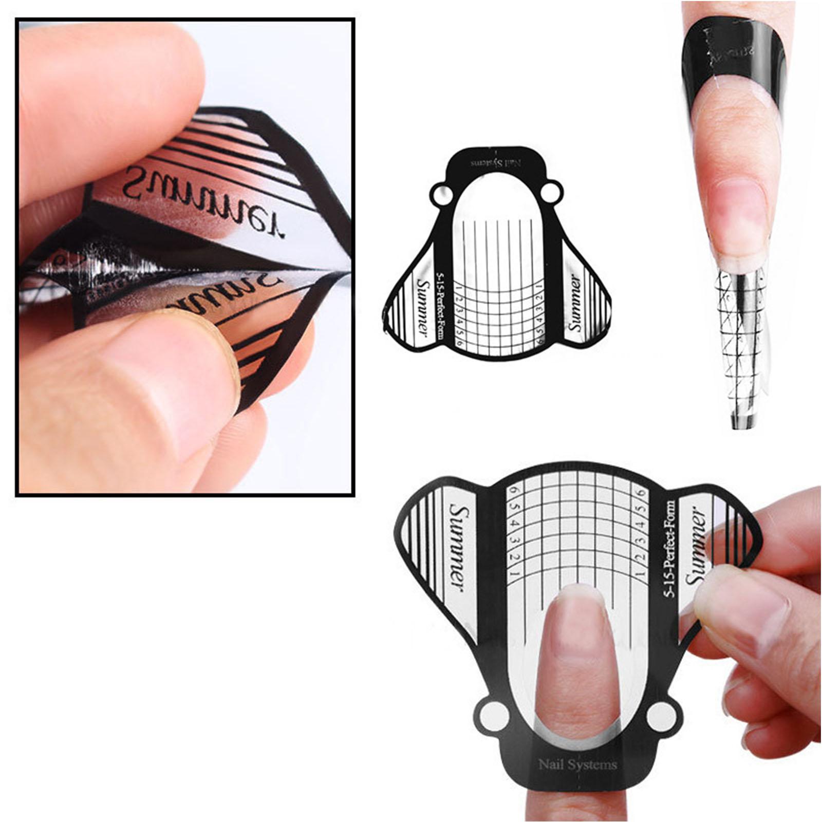 20/100/500pcs Nail Extension Forms for Professional and DIY Use Manicure Accesories for Complex Nail Art Designs 20PCS
20/100/500pcs Nail Extension Forms for Professional and DIY Use Manicure Accesories for Complex Nail Art Designs 20PCS