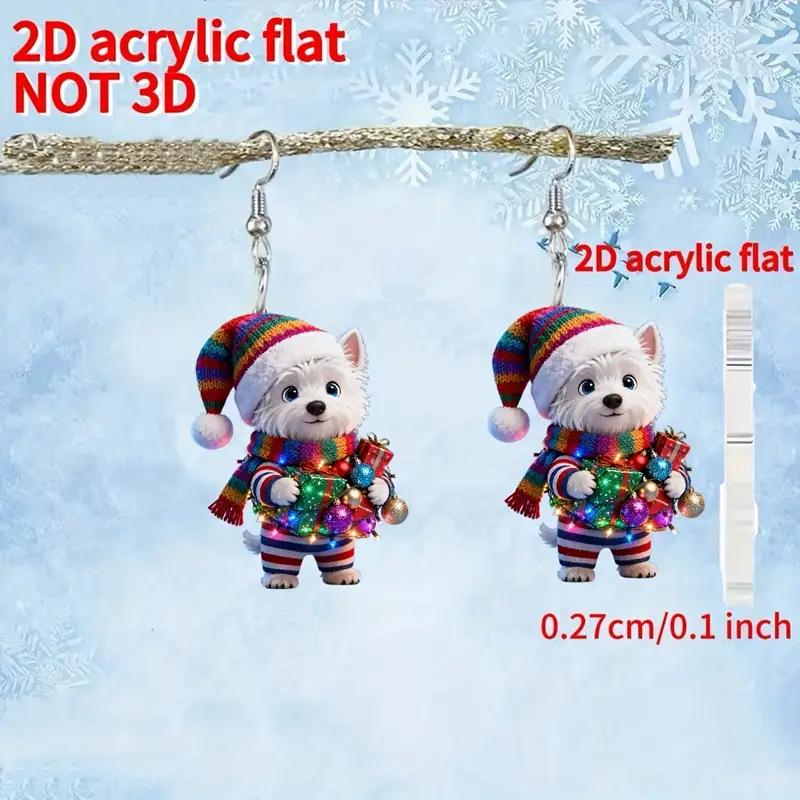 Adorable Puppy Acrylic Earrings - Cute Cartoon Dog Christmas Gift Single Acrylic Earring (No Ear Hook)
Adorable Puppy Acrylic Earrings - Cute Cartoon Dog Christmas Gift Single Acrylic Earring (No Ear Hook)