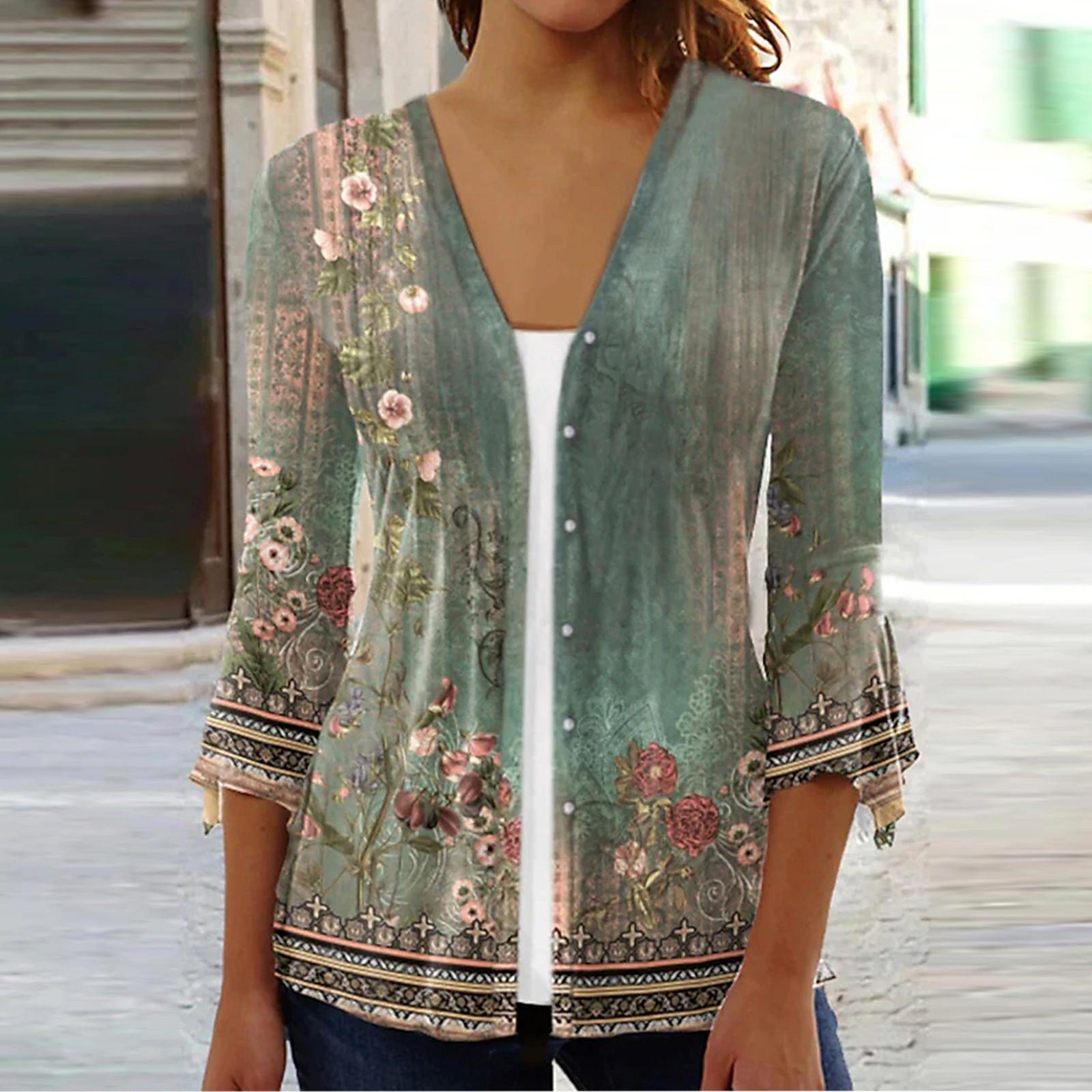 Женская рубашка, блузка, верхняя одежда с принтом, рукав 3/4, повседневные праздничные базовые топы на пуговицах M
Женская рубашка, блузка, верхняя одежда с принтом, рукав 3/4, повседневные праздничные базовые топы на пуговицах M