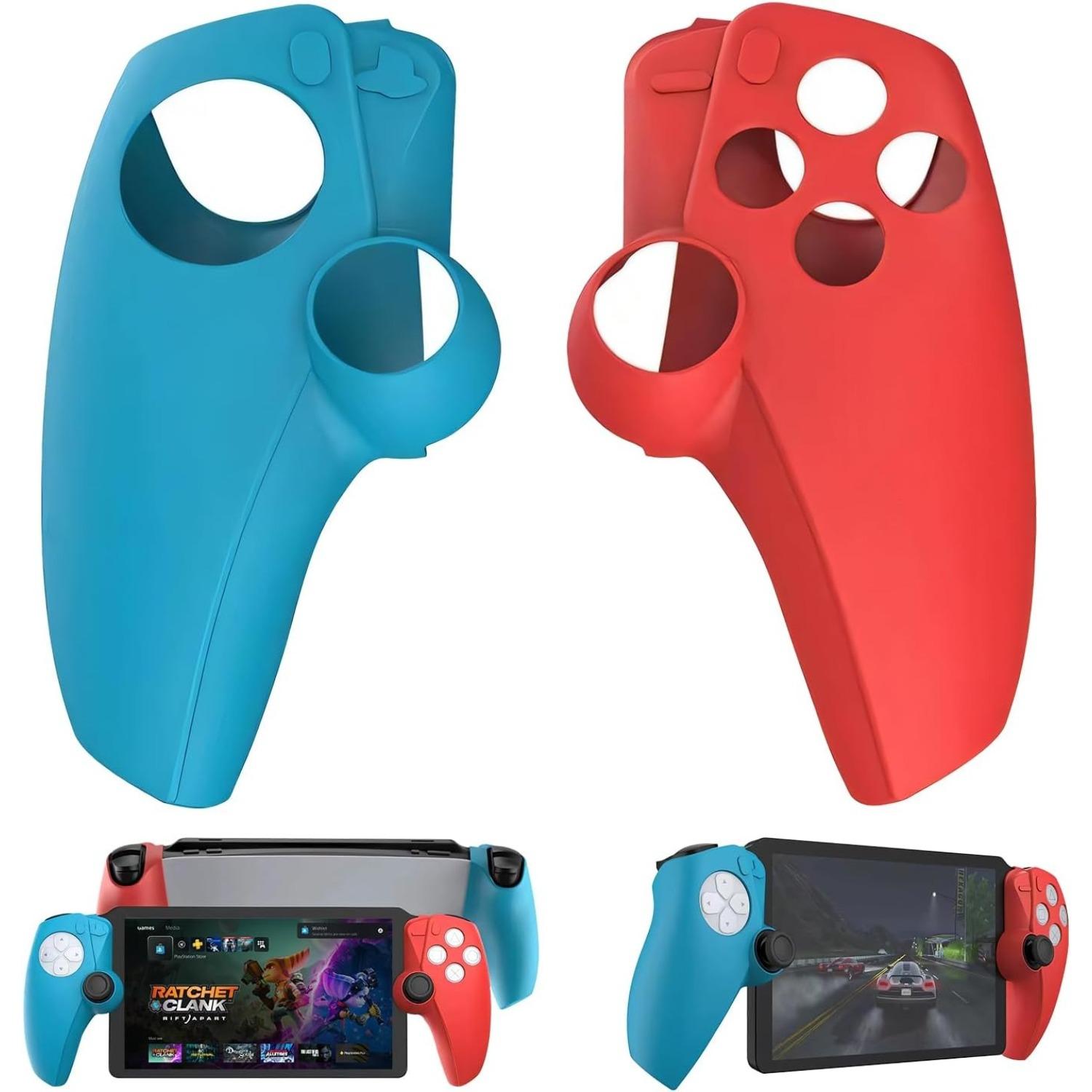 Силиконовый чехол для пульта дистанционного управления Playstation5 Portal, защитный силиконовый чехол для пульта дистанционного управления Playstation5 Portal Package:12.3*9.1*4.6cm синий/красный 
Силиконовый чехол для пульта дистанционного управления Playstation5 Portal, защитный силиконовый чехол для пульта дистанционного управления Playstation5 Portal Package:12.3*9.1*4.6cm синий/красный