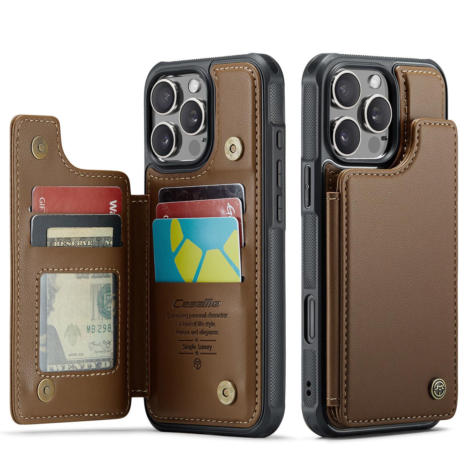 Premium Flip Card Holder Case Compatible with iPhone 16 Pro Max Slim Protective Leather Wallet Cover with Secure Slot коричневий
Premium Flip Card Holder Case Compatible with iPhone 16 Pro Max Slim Protective Leather Wallet Cover with Secure Slot коричневий