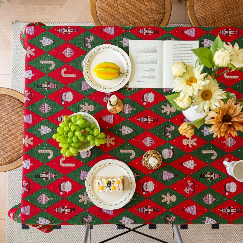 Christmas Bell ElkPattern Tablecloth, Rectangle Tassels Dust-proof Cover For Tea Table Wedding Party Dining Room Decor 90x90cm
Christmas Bell ElkPattern Tablecloth, Rectangle Tassels Dust-proof Cover For Tea Table Wedding Party Dining Room Decor 90x90cm