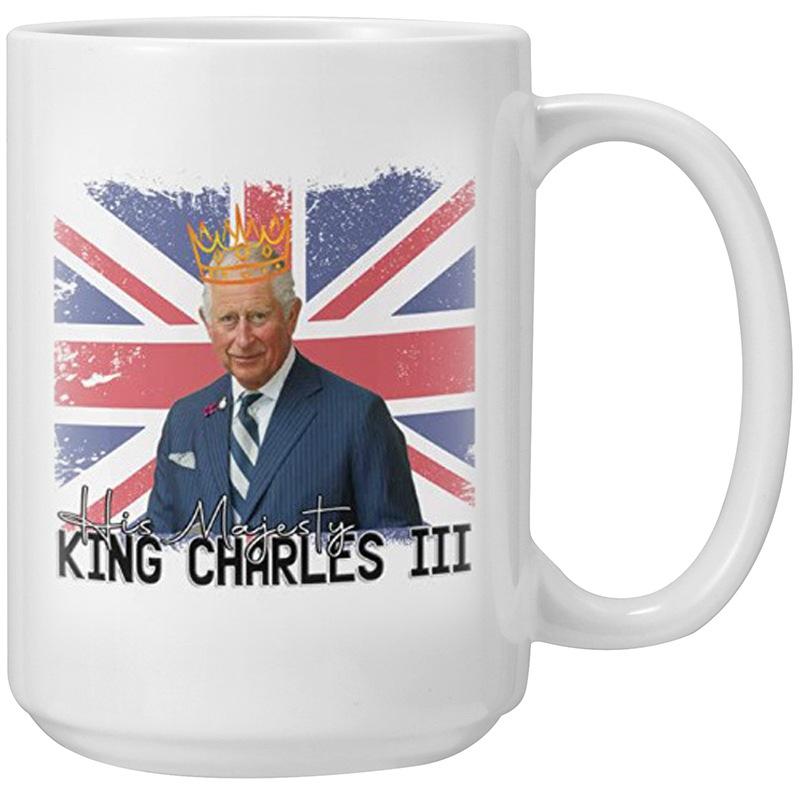 King Charles Iii Large Capacity 15Oz Ceramic Coffee Mark Cup British King Tea Cup New 401-500ml
King Charles Iii Large Capacity 15Oz Ceramic Coffee Mark Cup British King Tea Cup New 401-500ml
