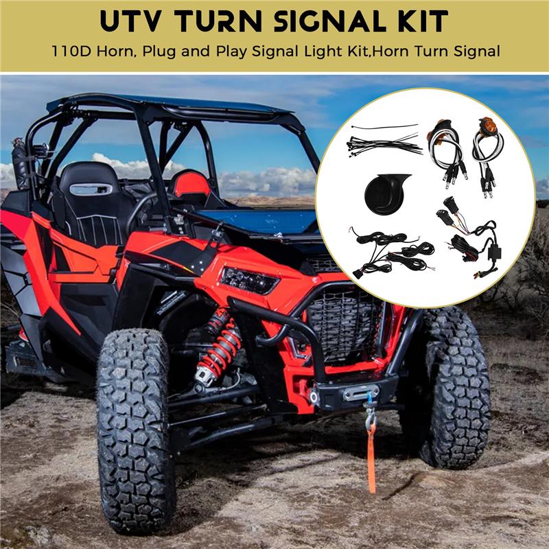 AUTO UTV Turn Signal Kit,UTV ATV Street Legals Turn Signals, 110D Horn, Plug And Play Signal Light Kit,Horn Turn Signal чорний
AUTO UTV Turn Signal Kit,UTV ATV Street Legals Turn Signals, 110D Horn, Plug And Play Signal Light Kit,Horn Turn Signal чорний