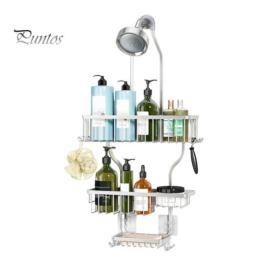 Органайзер для полок в ванной с 3 корзинами, большой вместимостью, прочной несущей способностью, простой установкой, полка для душевой лейки с 6 крючками Triple Layer
Органайзер для полок в ванной с 3 корзинами, большой вместимостью, прочной несущей способностью, простой установкой, полка для душевой лейки с 6 крючками Triple Layer