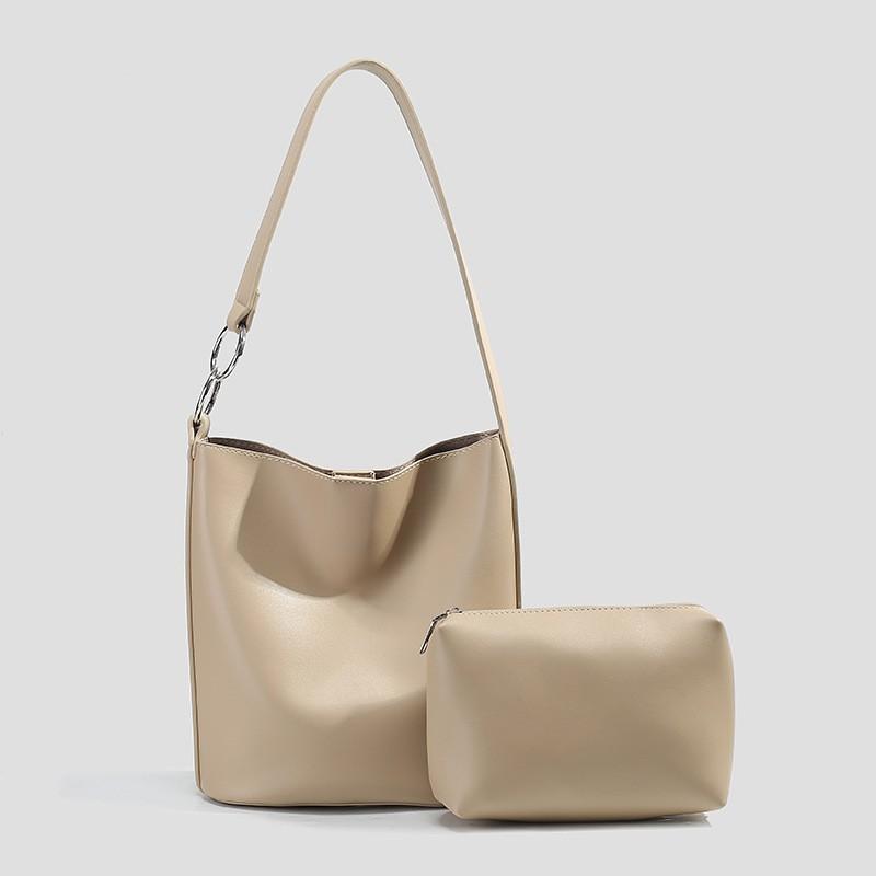 Bucket Bag Women 2025 New Style High-quality Texture Niche Fashion Simple Mother-child Retro Soft Leather Single Shoulder Underarm хакі
Bucket Bag Women 2025 New Style High-quality Texture Niche Fashion Simple Mother-child Retro Soft Leather Single Shoulder Underarm хакі