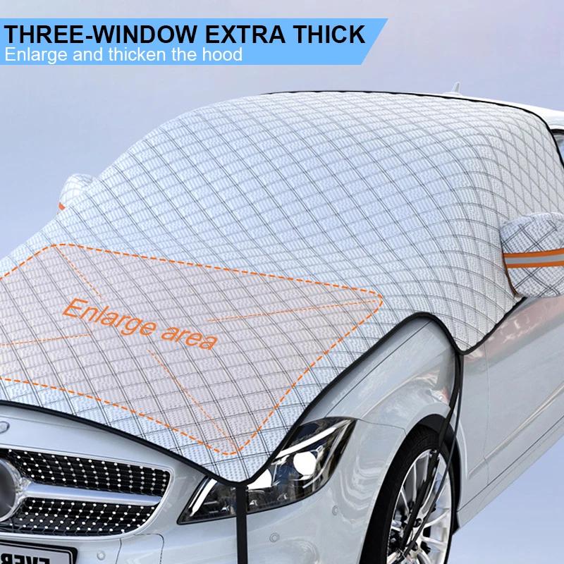 Upgraded Large Car Window Snow Cover Windshield Shield with Hood Cover Universal Winter Auto Protection for Sedan SUV Hatchback
Upgraded Large Car Window Snow Cover Windshield Shield with Hood Cover Universal Winter Auto Protection for Sedan SUV Hatchback