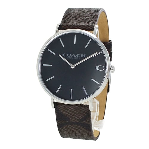 Coach Men s CHARLES Watch, Silver Case, Black Dial, Dark Brown Leather, 14602156
Coach Men s CHARLES Watch, Silver Case, Black Dial, Dark Brown Leather, 14602156