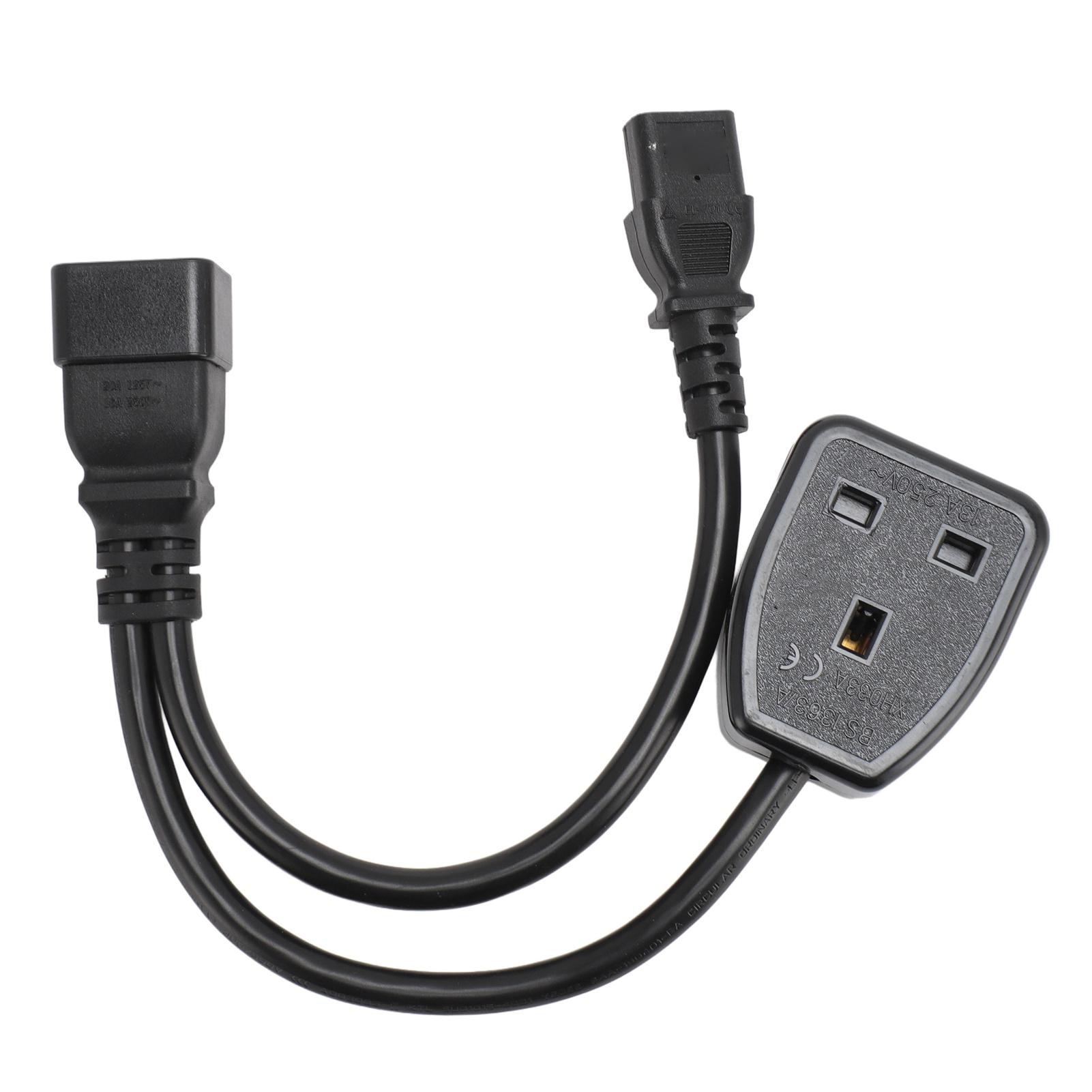 Кабель питания IEC320 C20 - C13 Профессиональный Мужской - Женский IEC320 C20 - C13 Y-образный разветвитель 1.0 фут
Кабель питания IEC320 C20 - C13 Профессиональный Мужской - Женский IEC320 C20 - C13 Y-образный разветвитель 1.0 фут