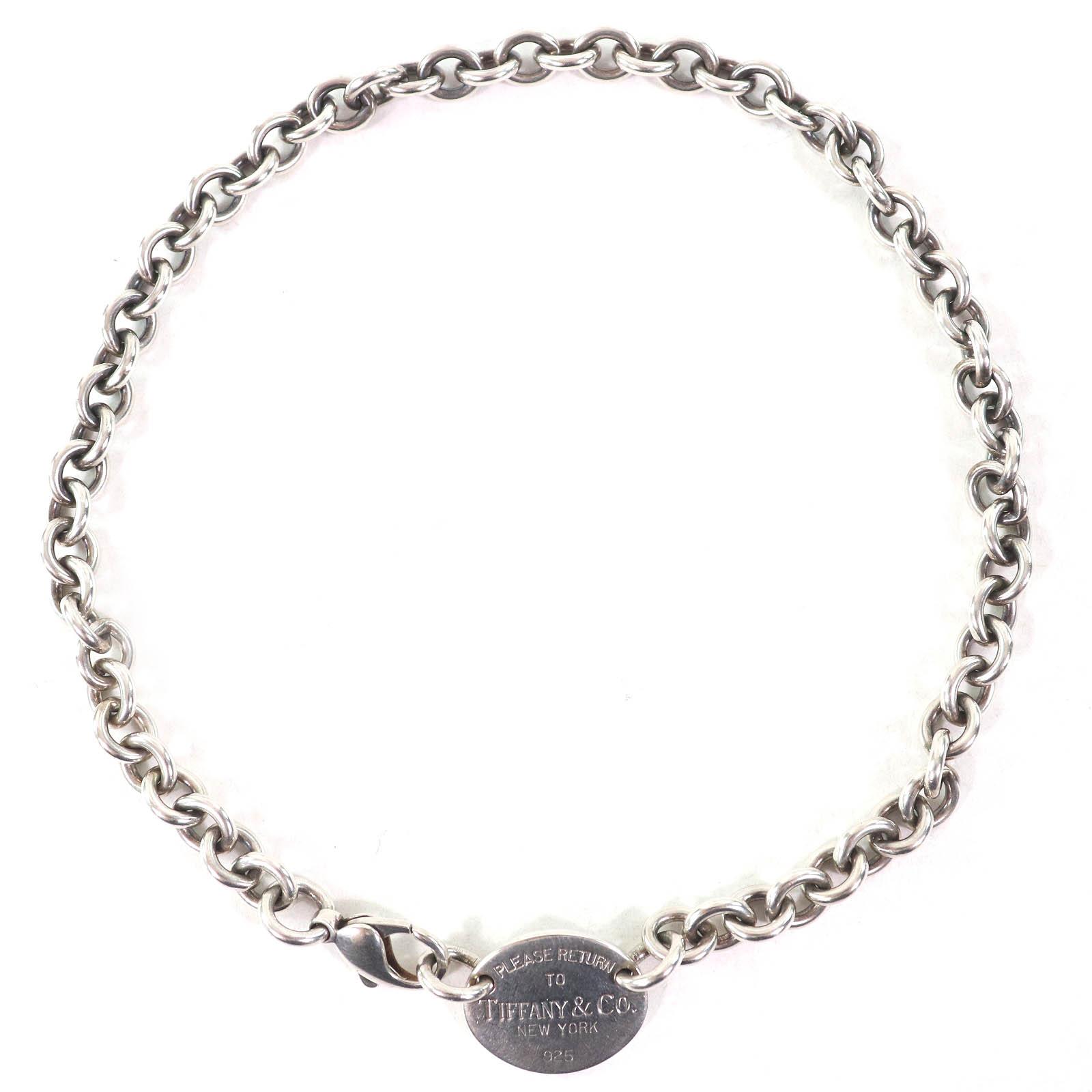 Very Good TIFFANY&Co. choker Oval Tag Choker Necklace Accessories Silver SV925 Used
Very Good TIFFANY&Co. choker Oval Tag Choker Necklace Accessories Silver SV925 Used
