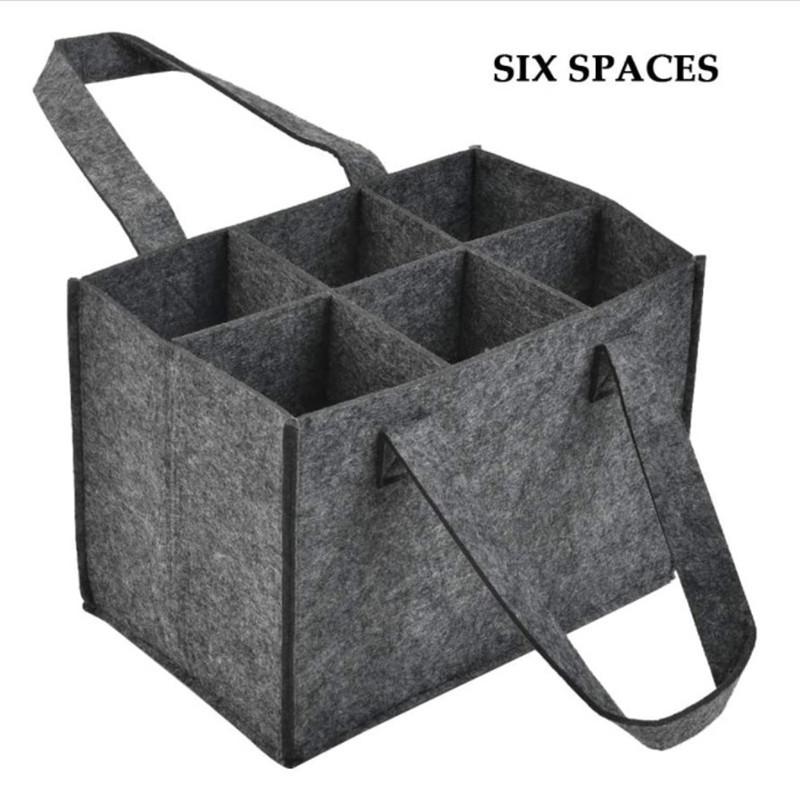 1Pc Protective Wine Storage Bag Washable with Carry Handle Wine Bottle Carrier Wedding 6 Bottles Felt Wine Bottle Holder Bag
1Pc Protective Wine Storage Bag Washable with Carry Handle Wine Bottle Carrier Wedding 6 Bottles Felt Wine Bottle Holder Bag