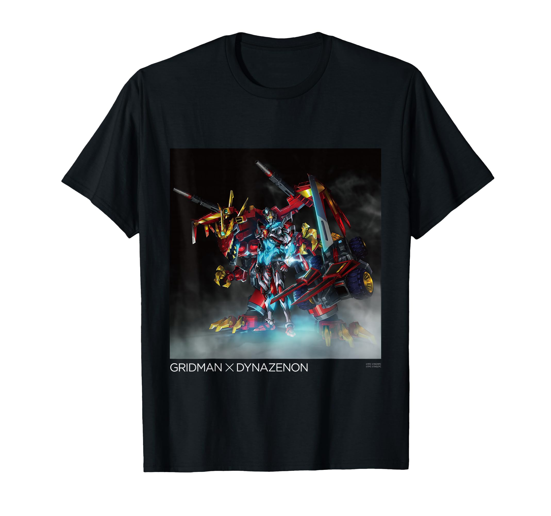 GRIDMAN x DYNAZENON Movie Production Announcement Visual T-shirt
GRIDMAN x DYNAZENON Movie Production Announcement Visual T-shirt