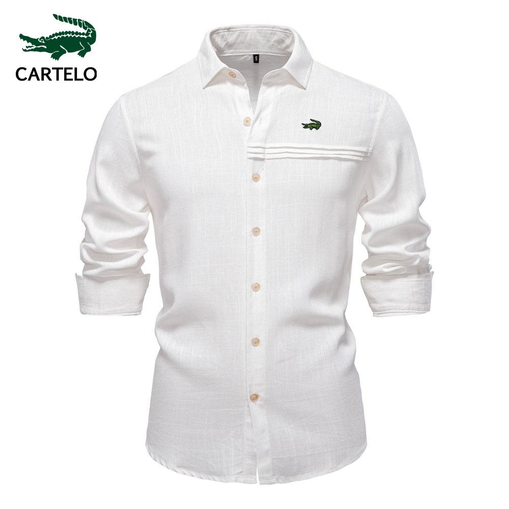 Cartelo 2025 Spring/Summer Embroidered New Men s Business Casual Shirt Solid Color Large Size Long Sleeve Shirt for Men S
Cartelo 2025 Spring/Summer Embroidered New Men s Business Casual Shirt Solid Color Large Size Long Sleeve Shirt for Men S