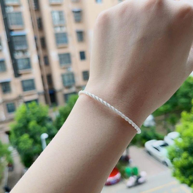 Страховочная веревка Сырой шелк Ремень для переноски Плетение из чистого шелка ручной работы Чистый натуральный Хошань Традиционное ремесло 30cm White
Страховочная веревка Сырой шелк Ремень для переноски Плетение из чистого шелка ручной работы Чистый натуральный Хошань Традиционное ремесло 30cm White