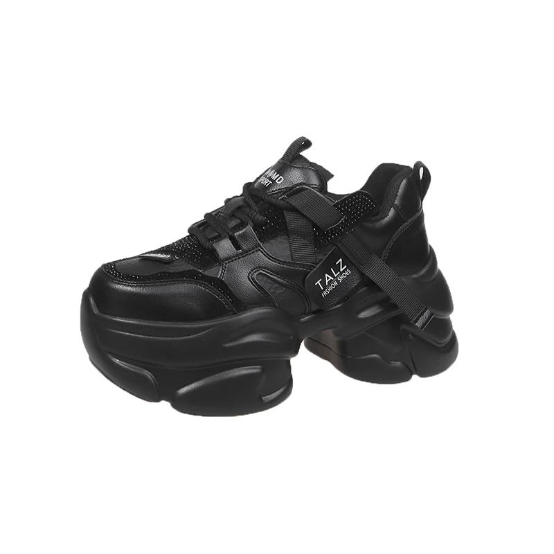 Fashion 8.5CM Microfiber Leather Women Casual Chunky Shoes New Autumn High Platform Wedge Heels Sneakers Outdoor Skateboard Dad Shoes 34 чёрный
Fashion 8.5CM Microfiber Leather Women Casual Chunky Shoes New Autumn High Platform Wedge Heels Sneakers Outdoor Skateboard Dad Shoes 34 чёрный