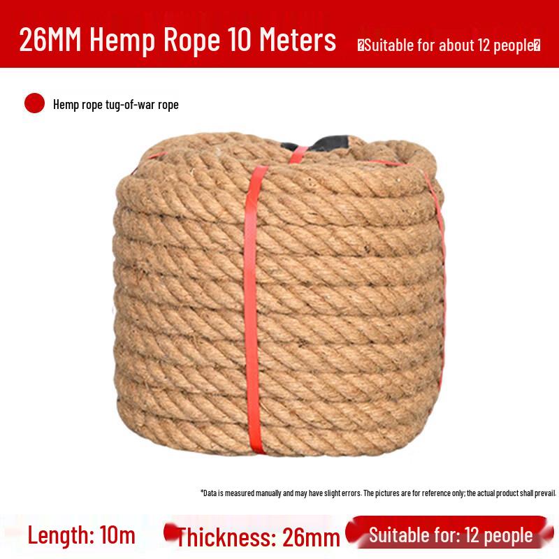 Kexinju Heavy-Duty Training & Tug-of-War Ropes 26mm Diameter, 10m Length
Kexinju Heavy-Duty Training & Tug-of-War Ropes 26mm Diameter, 10m Length