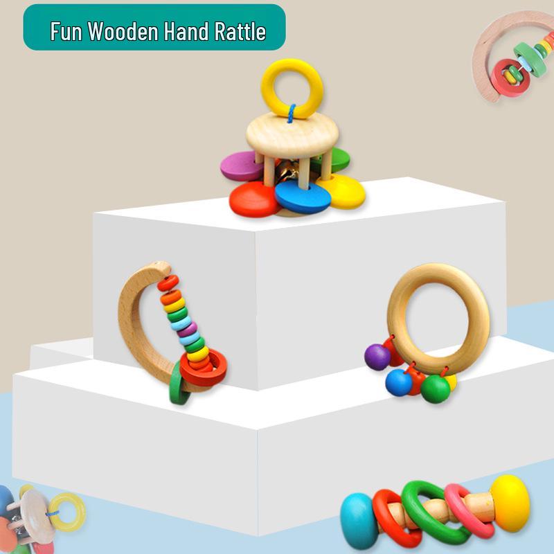 Wooden Baby Rattle: Soothing Educational Toy for Boys and Girls, Ages 0-8 Months
Wooden Baby Rattle: Soothing Educational Toy for Boys and Girls, Ages 0-8 Months