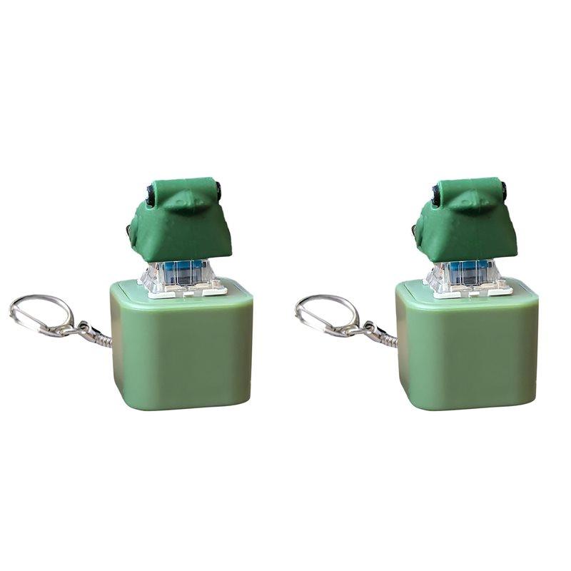 2X Frog Croaking Fidget Keychain With Lights Rechargeable Stress Reliever Anxiety Sensory Sound Button
2X Frog Croaking Fidget Keychain With Lights Rechargeable Stress Reliever Anxiety Sensory Sound Button