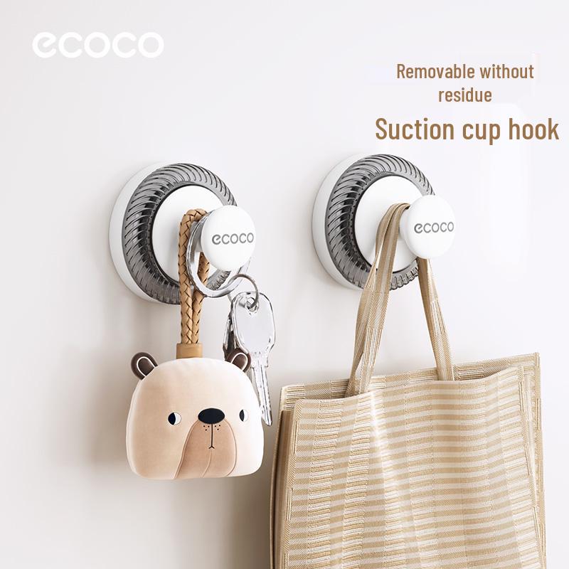 ecoco No-Drill Suction Cup Organizer Hooks
ecoco No-Drill Suction Cup Organizer Hooks