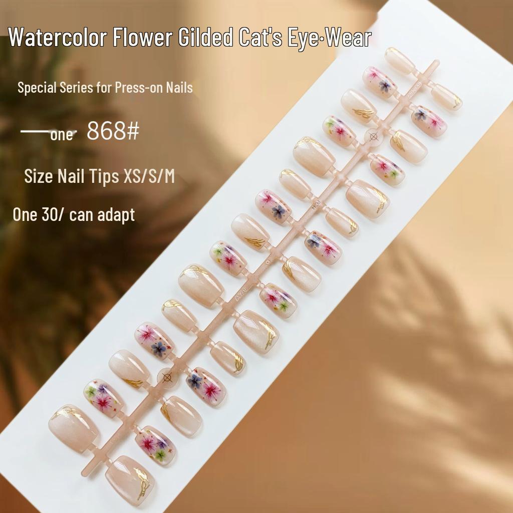 Ретро накладные ногти «Кошачий глаз» с золотой фольгой - Элементы нейл-арта с сухоцветами
Ретро накладные ногти «Кошачий глаз» с золотой фольгой - Элементы нейл-арта с сухоцветами