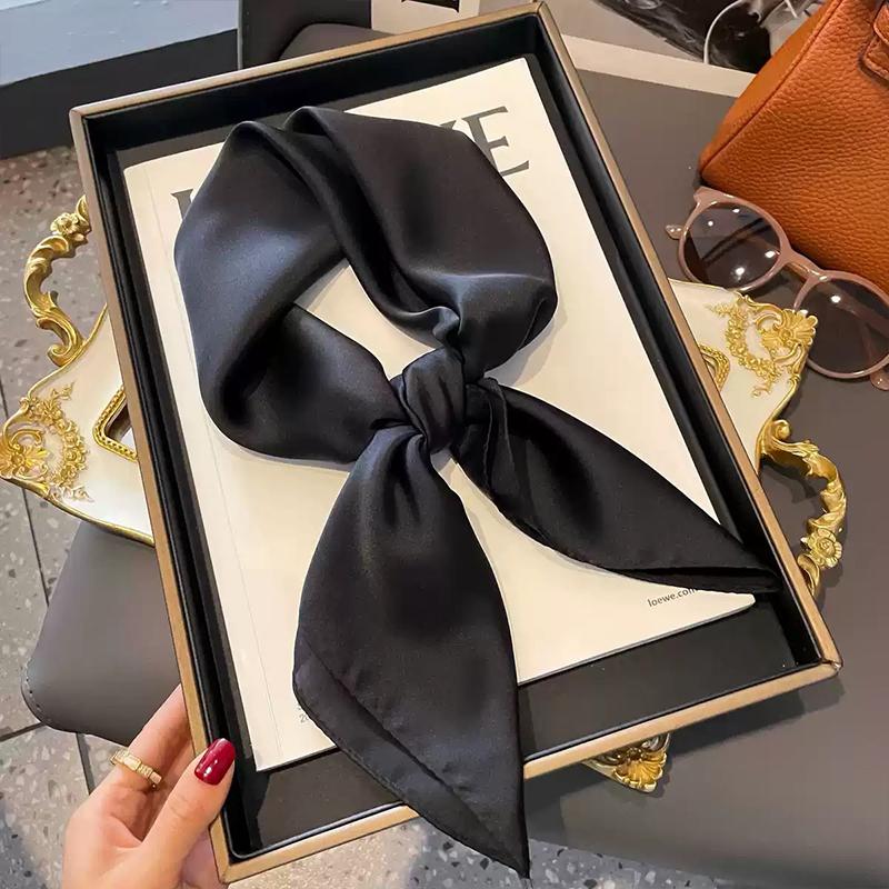 Women S Black White 70Cm Silk-Like Scarf Solid Color Formal Mourning Scarf one size чорний
Women S Black White 70Cm Silk-Like Scarf Solid Color Formal Mourning Scarf one size чорний