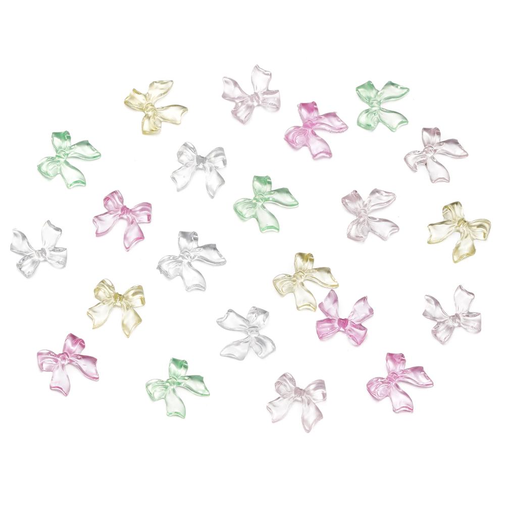 100pcs/lot 10mm Multicolor Transparent Bow Resin Bead DIY Nail Art Handmade Jewelry Earrings Keychain Material Accessories 10x10mm
100pcs/lot 10mm Multicolor Transparent Bow Resin Bead DIY Nail Art Handmade Jewelry Earrings Keychain Material Accessories 10x10mm