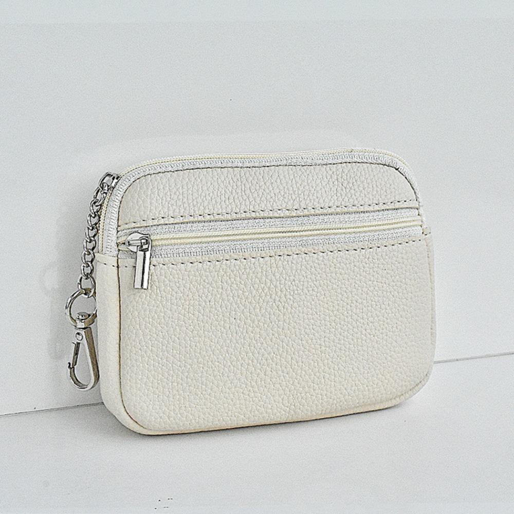 New PU Leather Mini Wallet Short Zipper Coin Purse With Keychain Card Holder Women білий
New PU Leather Mini Wallet Short Zipper Coin Purse With Keychain Card Holder Women білий